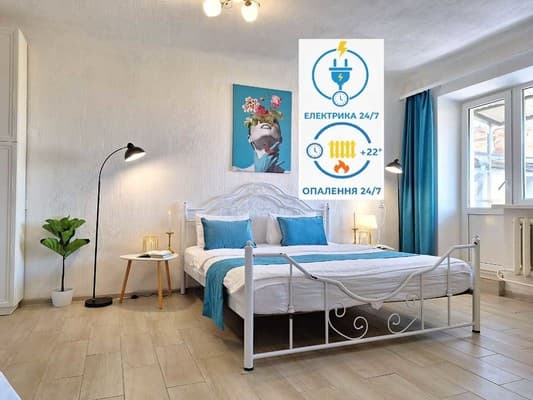 Квартира Синій малахіт Alex Apartments (Цілодобово безконтактне заселення 24/7), Полтава: фото, ціни, відгуки