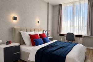 Hotels Dnipro. Hotel Stylish 2-bedroom apartment in the Grani residential complex