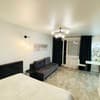 A bright studio apartment on Tsentralny Avenue