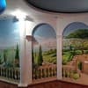 Two-room suite with artistic murals 4