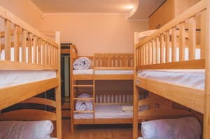 Hotels . Hotel Bed in Male Dormitory 6-bed room . 