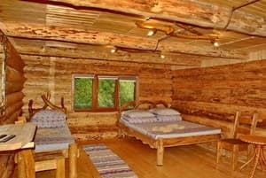 Лісова хатина. Номер Сімейний 4-місний (в котеджі 12-місному)