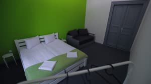 Family Hostel Lviv. Номер Стандарт двухместный Green