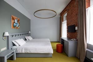 Four Rooms City. Номер Делюкс двухместный с 2 кроватями, балконом и видом во двор