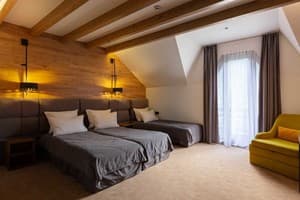 Bukovel Hotel. Номер Полулюкс трехместный 