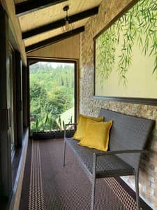 Hotels . Hotel De luxe Double two-level with a balcony . 