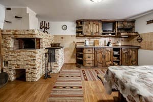 Emerald House. Номер Коттедж 6-местный сельская хата с печью