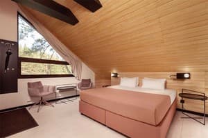 Отели . Гостиница Улучшенный двухместный  Лесной коттедж. 