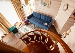 Отели . Гостиница Полулюкс 4-местный Двухуровневый. 