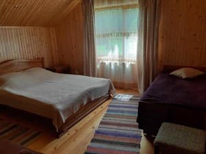 WoodDream. Номер Эконом трехместный с видом на горы