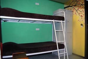 Hotels . Hotel Bed in Female Dormitory quadruple room . 