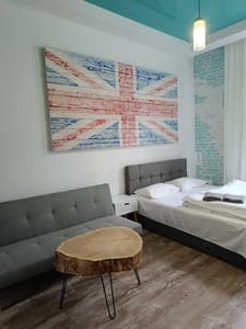 Отели . Гостиница Апартаменты 6-местный Двухкомнатные Zefir Deluxe, №2. 