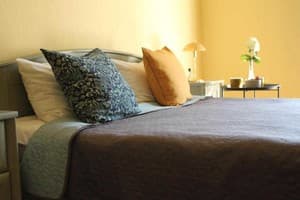 Sunflower B&B. Room Superior Double with a balcony and a king-size bed