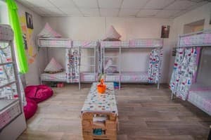Lucky Hostel. Номер Место в женском 8-местном номере 