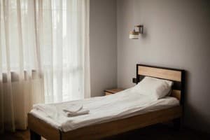 Forsage Hostel. Room Standard Double Twin, shared bathroom