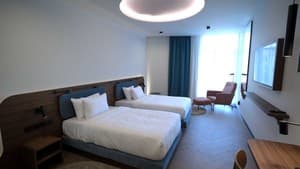 Отели . Гостиница Супериор двухместный с отдельными кроватями. 