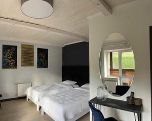 Готелі . Готель Стандарт двомісний з роздільними ліжками та балконом №405. 