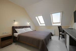 Отели . Гостиница Стандарт двухместный с двуспальной кроватью. 