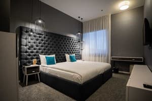 Отели . Гостиница Стандарт двухместный с большой кроватью с завтраком. 