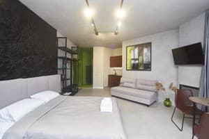 Отели . Гостиница Апартаменты двухместный Студия с видом на море. 