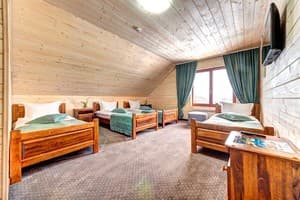 Отели . Гостиница Полулюкс 4-местный Twin (Корпус Б). 