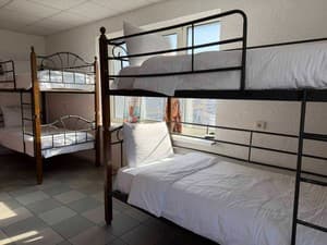 Hotels . Hotel Bed in Mixed Dormitory 8-bed room without a window. 